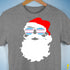 Santa’s Transgender Pride Flag Shades Premium Unisex T-Shirt - Grey Heather